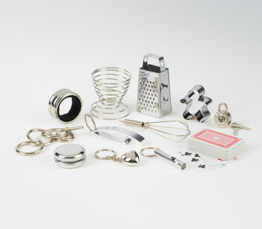 Crackers de Navidad - Blanco con oro - 6 PCS x 30 cm