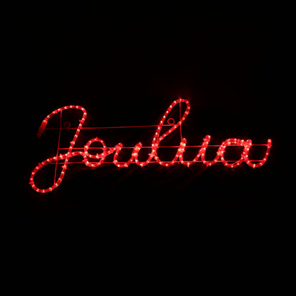 LED Motif - Hyvää Joulua - red sign