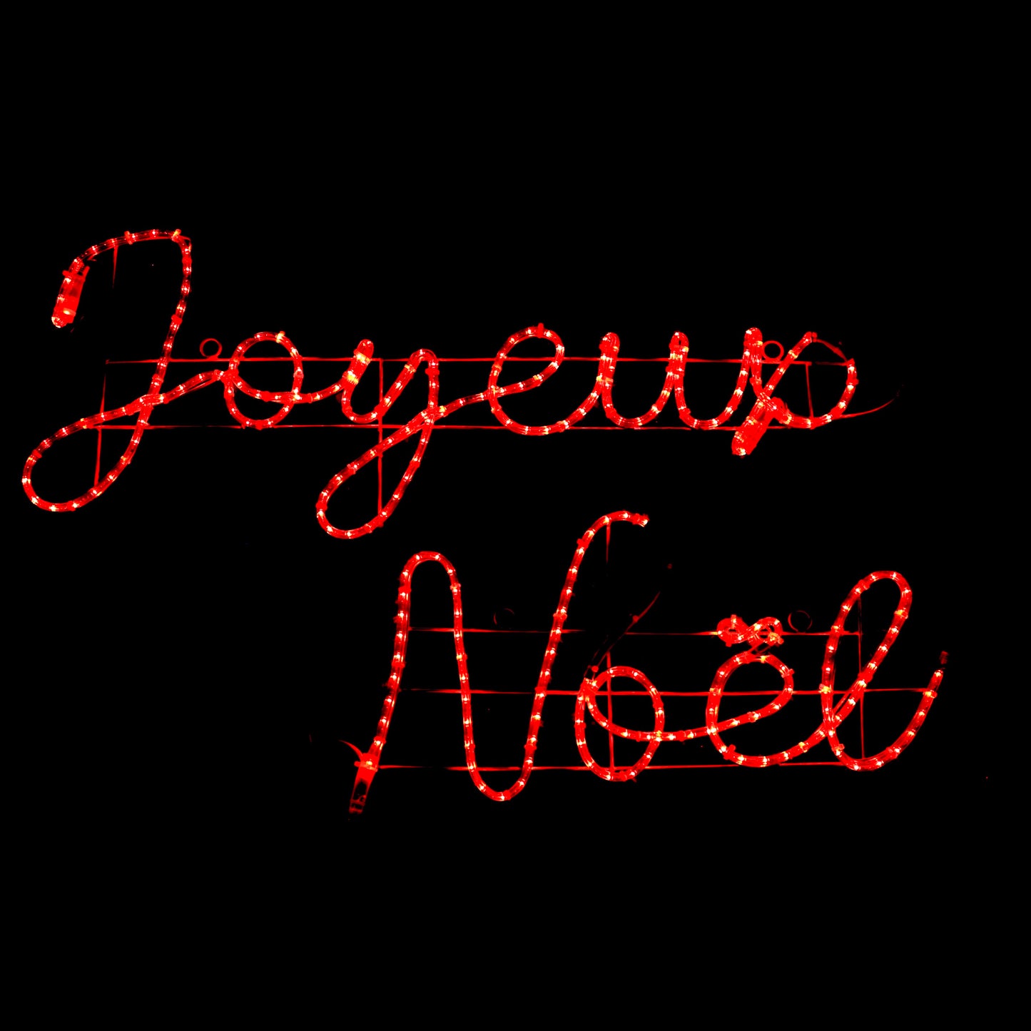 Red Joyeux Noël LED Sign 43x181