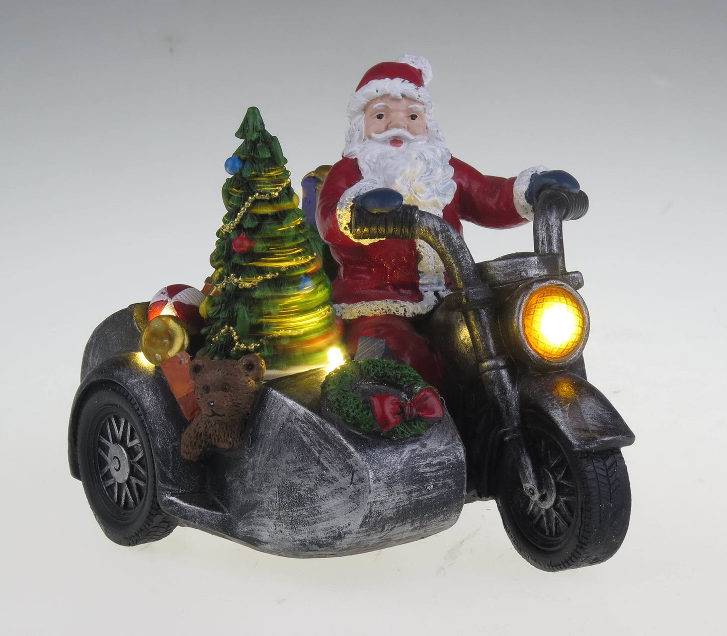 Papá Noel en moto con sidecar - Christmas Village