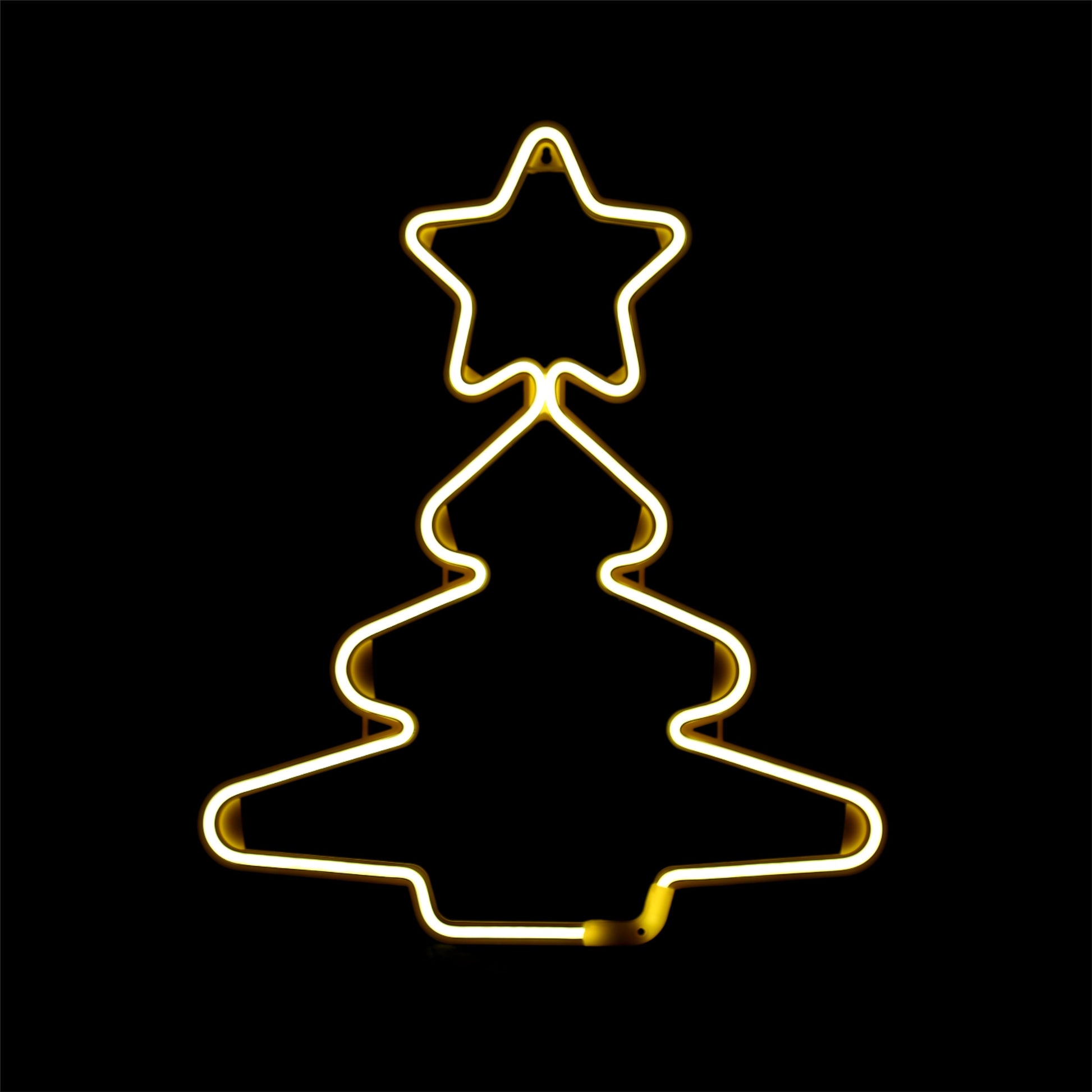 neon Christmas tree - Christmas sign