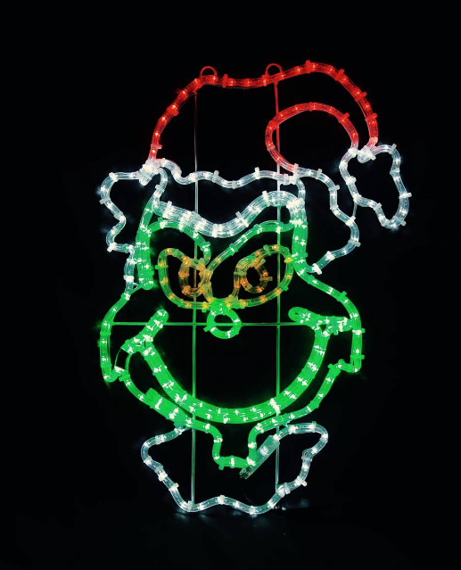 The Grinch portrait - LED Motif