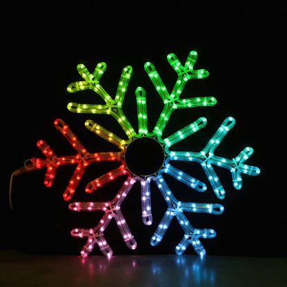 Copo De Nieve Navideño 55x55cm Con Mando A Distancia Y LED Inteligente